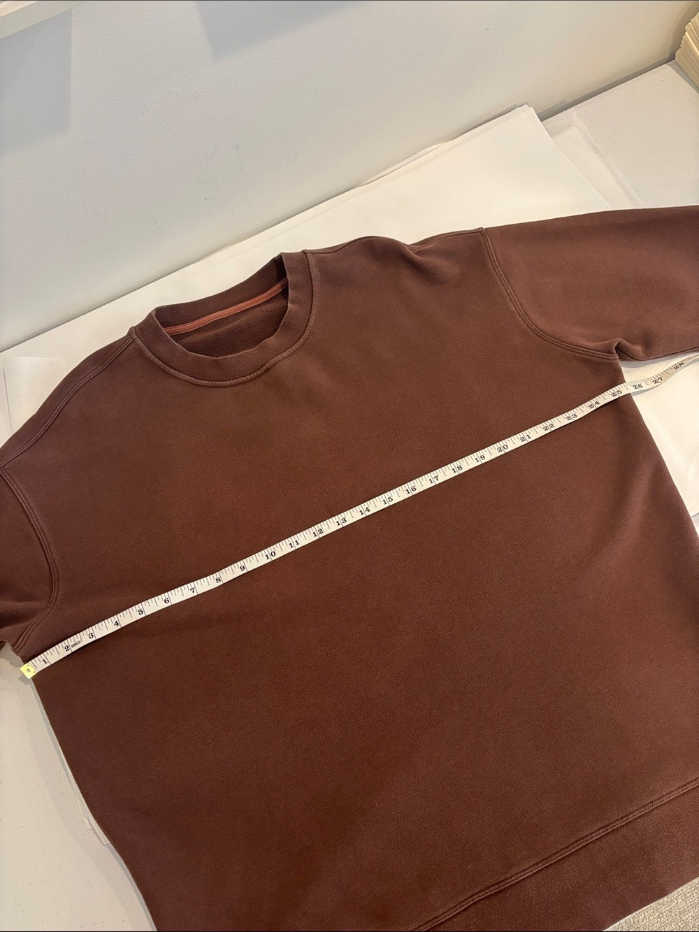 LULULEMON Perfectly Oversized Crewneck Sweatshirt brown size large - Picture 7 of 10